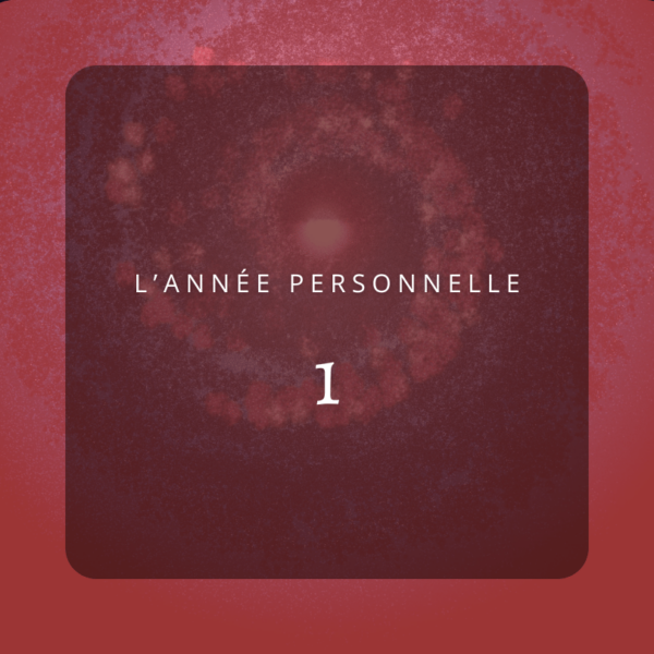 ANNÉE PERSONNELLE 1